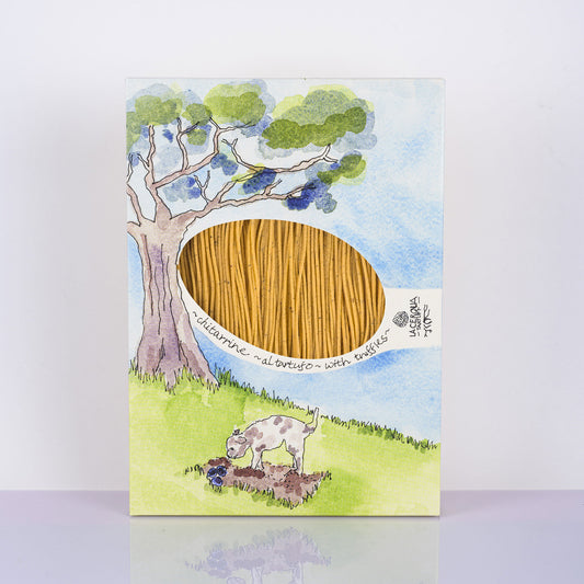 Chitarrine al tartufo pasta all'uovo artigianale - 250 gr.