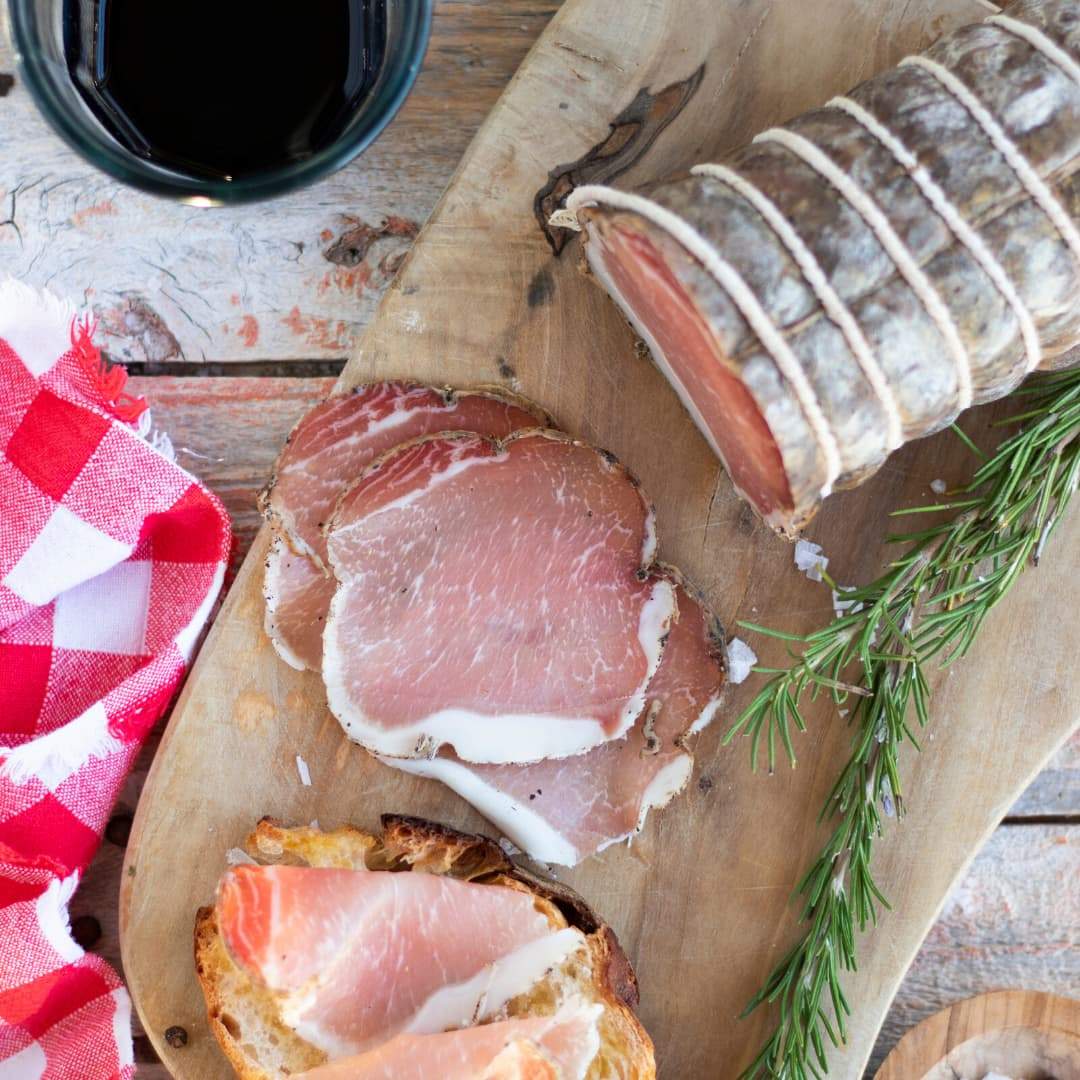 Lonzino Marchigiano geschnitten S/V – ca. 600g