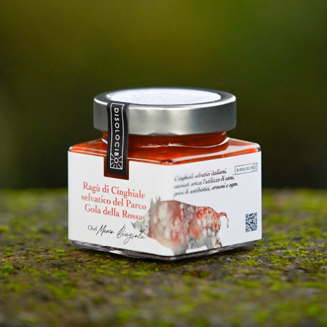 Ragù tradizionale di cinghiale del Parco Gola della Rossa - 180g