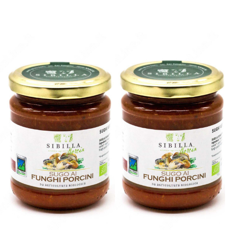 Sugo ai Funghi Porcini Bio Sibilla di Norcia - 2x190g