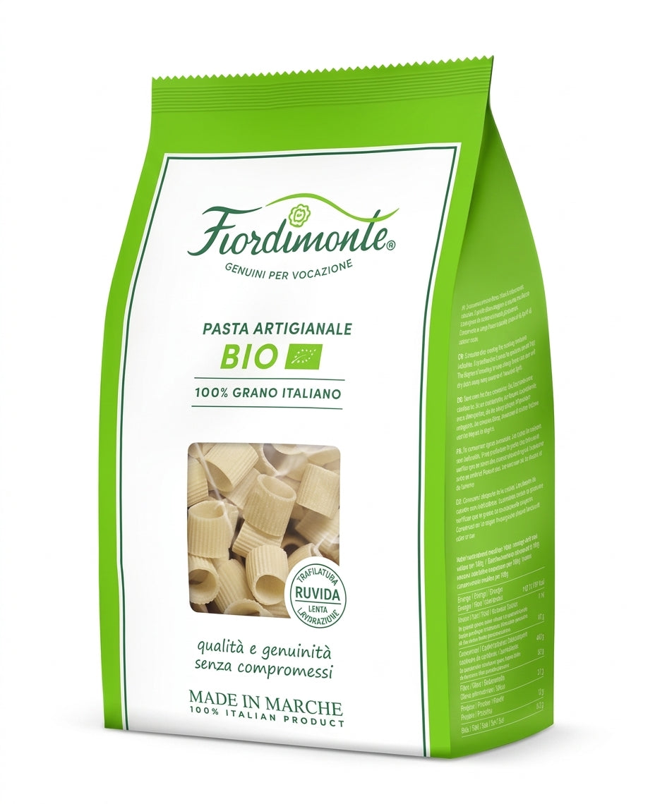 Rigatoni – in Italien angebauter und gemahlener Hartweizen mit langsamer Trocknung in Bronze – Carla Latini – 500 g