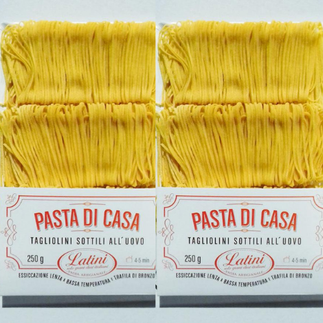 Hausgemachte Eier-Tagliolini – Pasta von Carla Latini 2x250g 